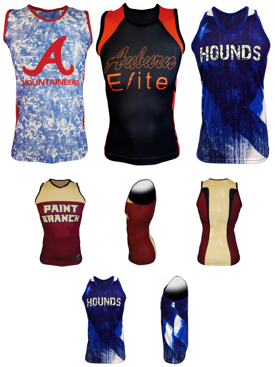 Custom Track & Field Uniforms, Cross Country Jerseys, Indoor Track